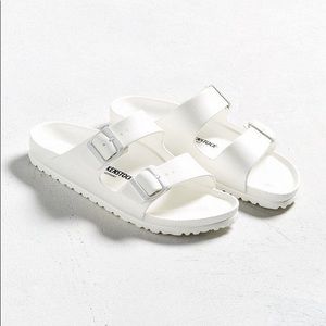White Rubber Birks